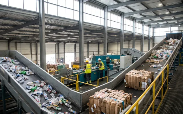 À l'intérieur d'un centre de tri : le parcours réel de nos déchets recyclables.